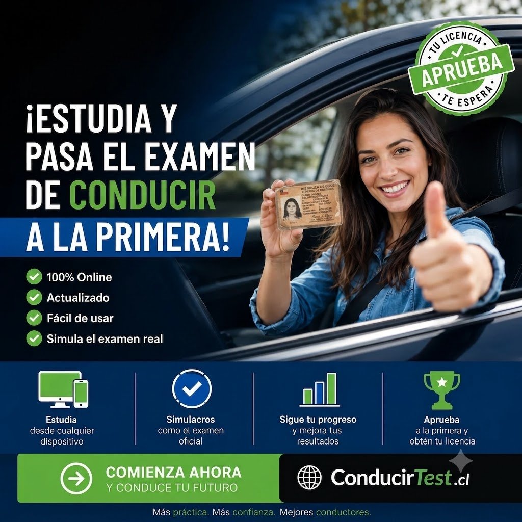 Bienvenidos a ConducirTest.cl